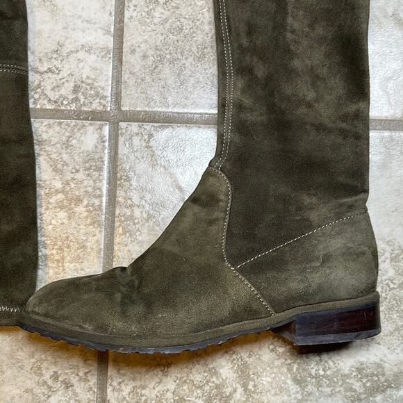 Stuart Weitzman Lowland Loden Suede Over The Knee Boot 35 INV13 - Picture 3 of 6